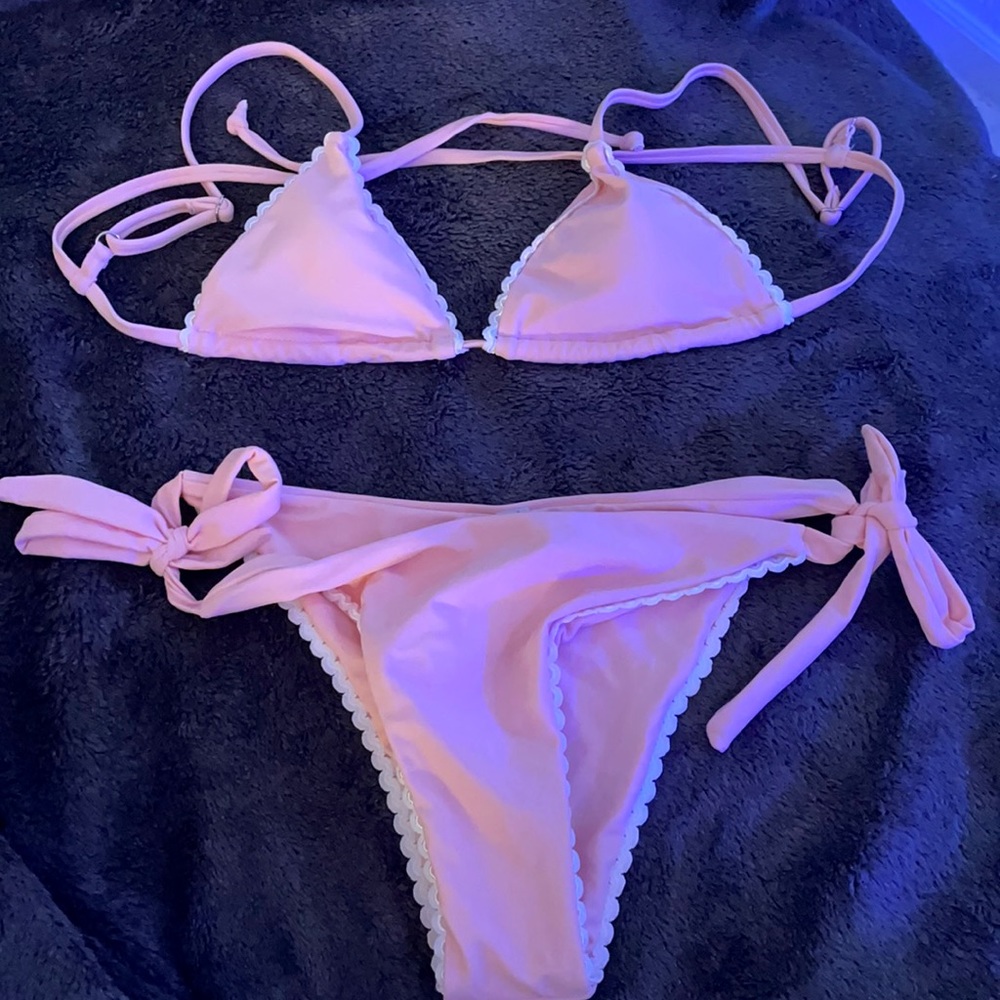 Never worn pink bikini